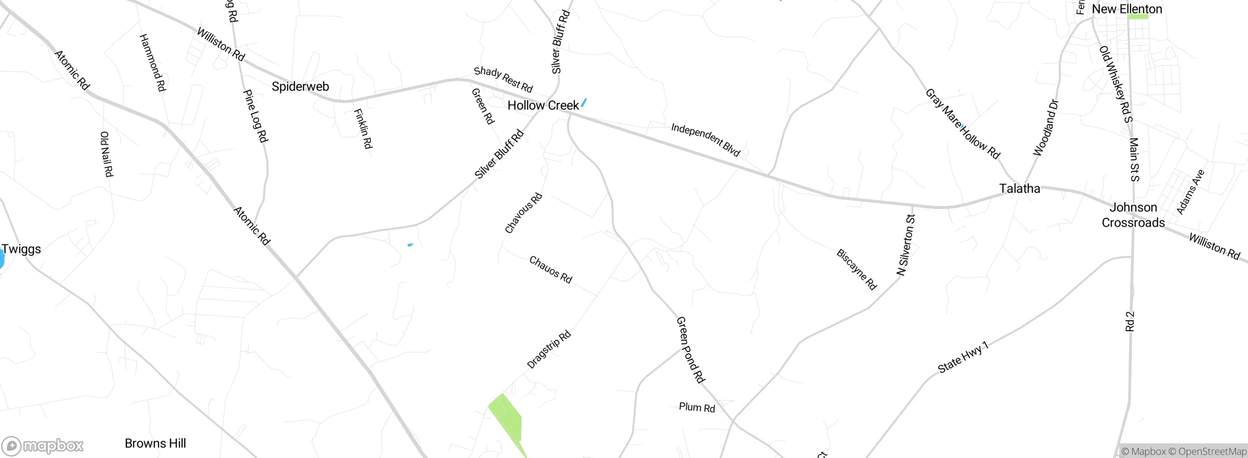 Map showing approximate location