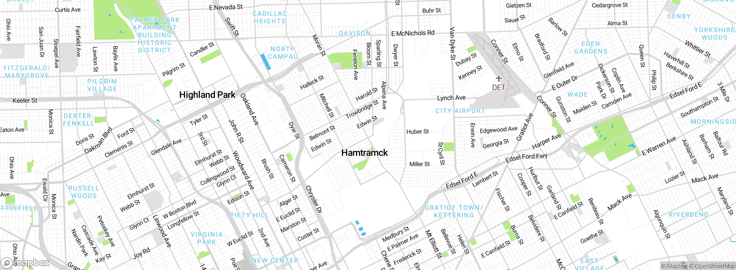 Map showing approximate location
