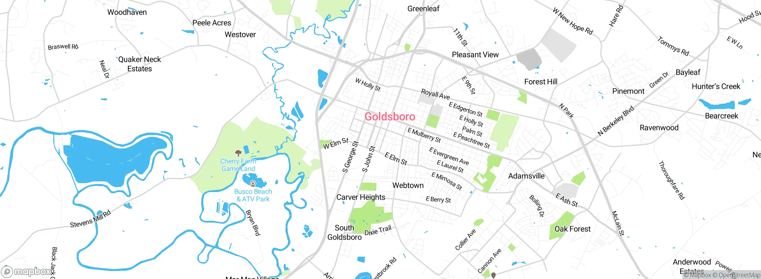 Map showing approximate location