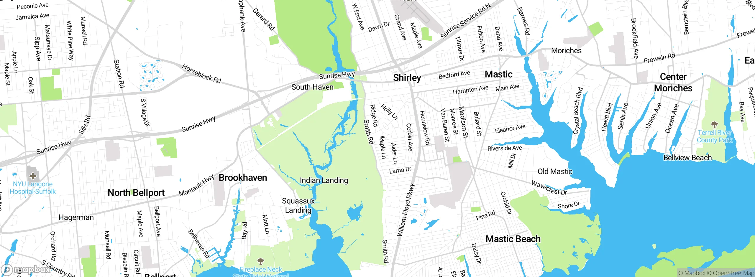 Map showing approximate location