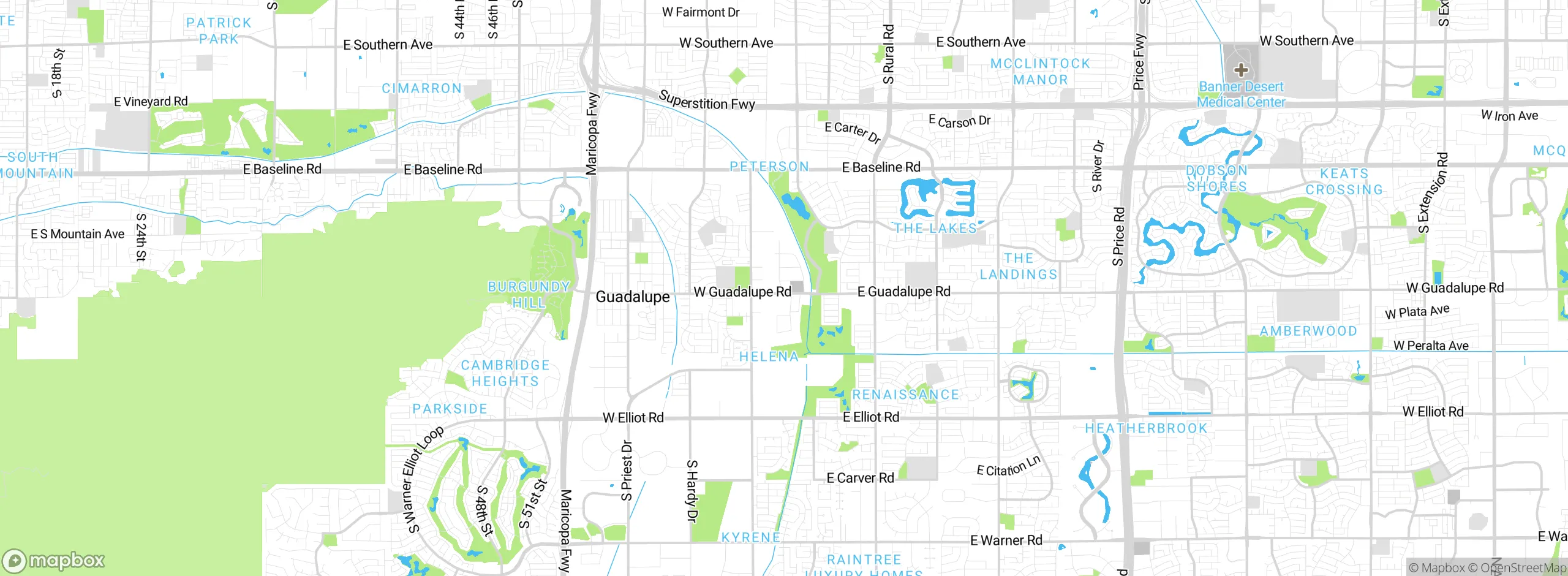Map showing approximate location