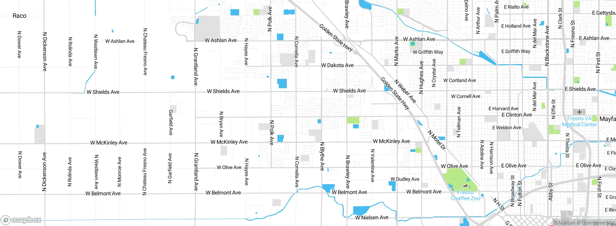 Map showing approximate location