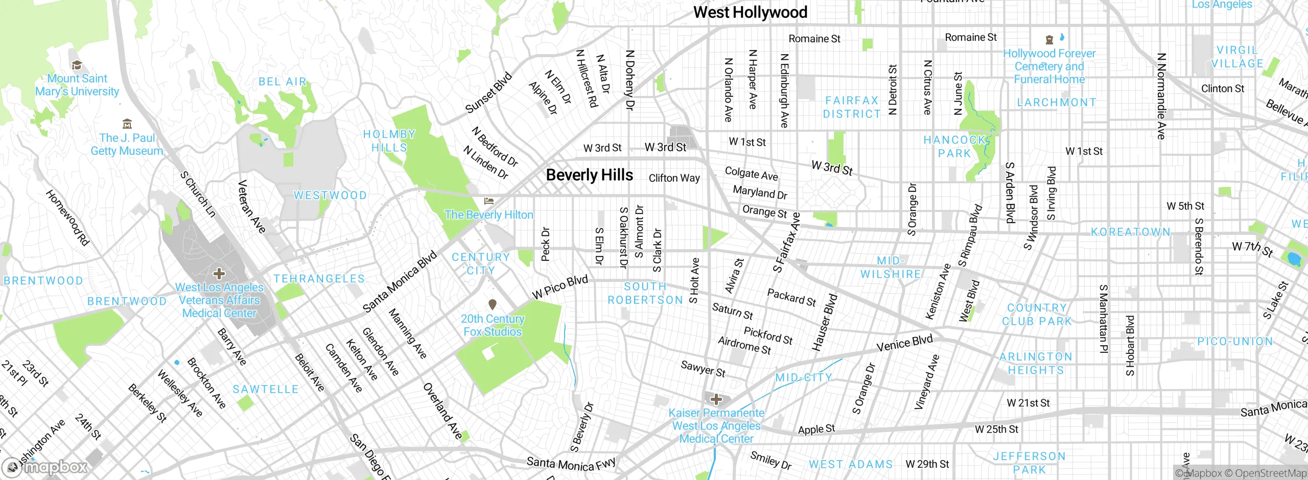 Map showing approximate location
