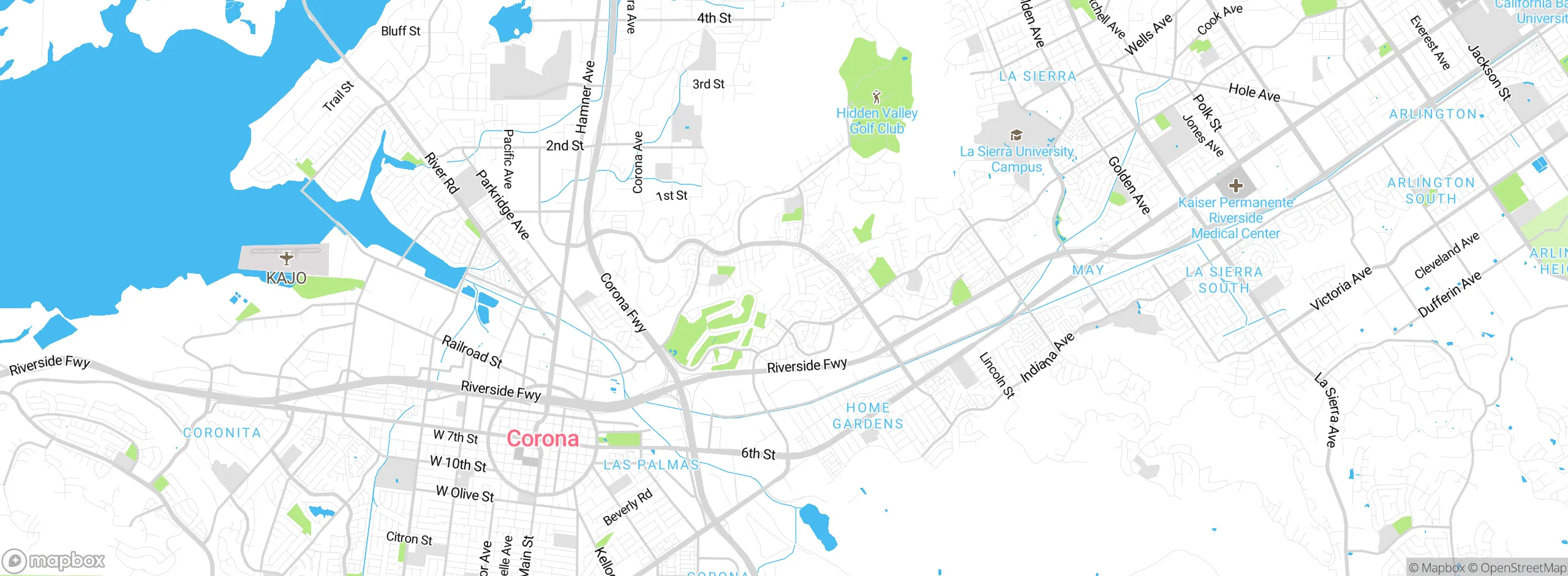 Map showing approximate location