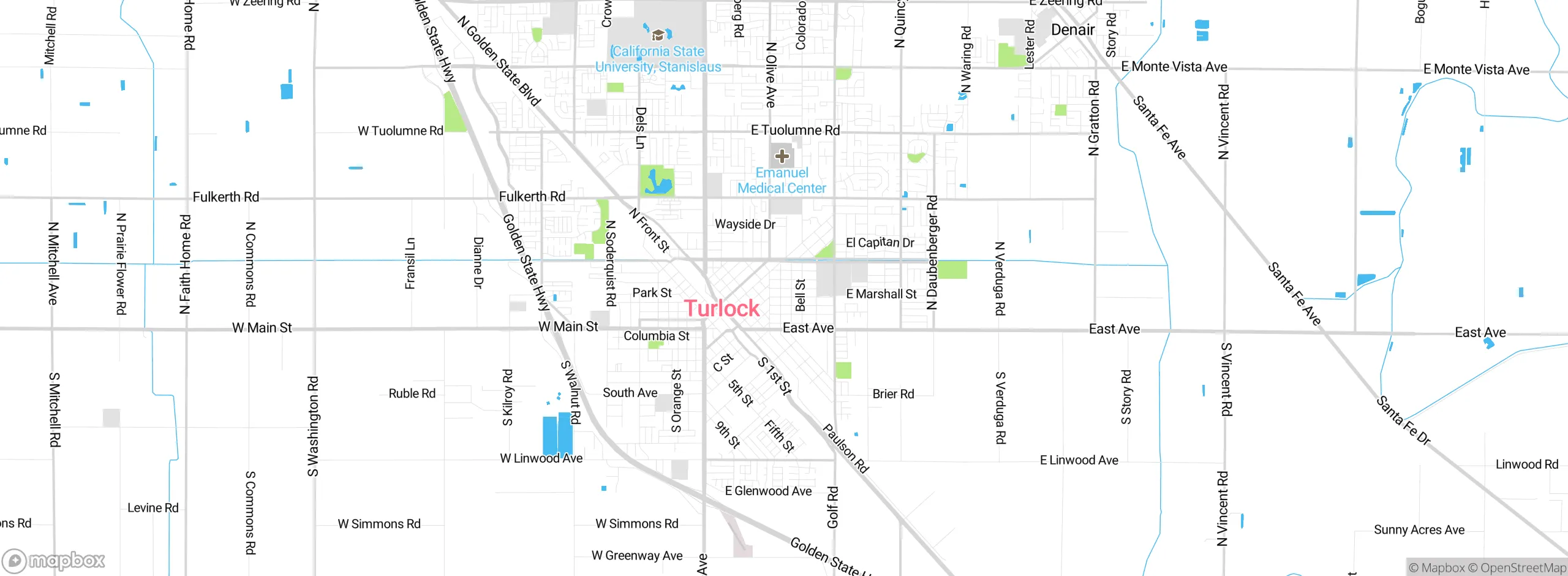 Map showing approximate location
