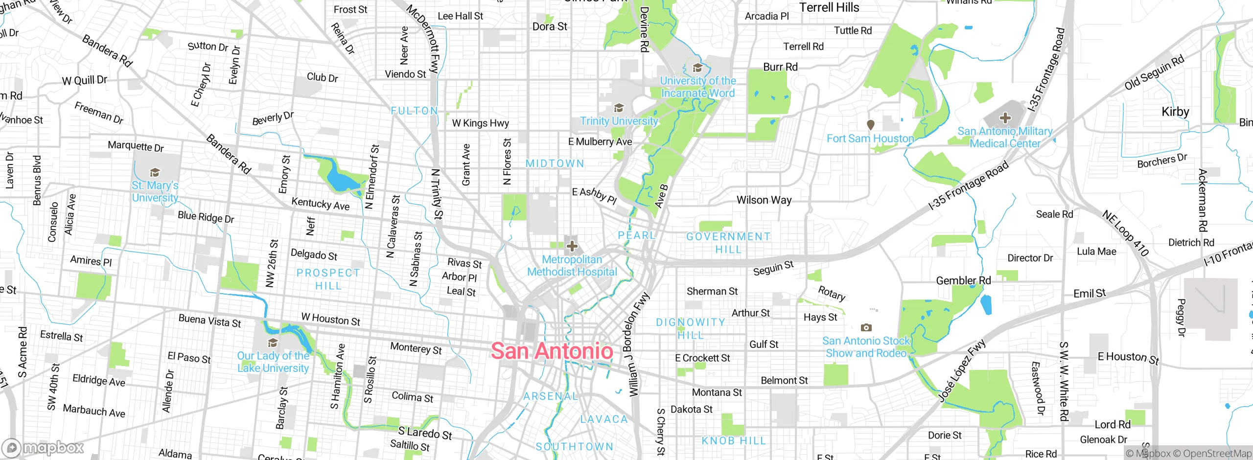 Map showing approximate location
