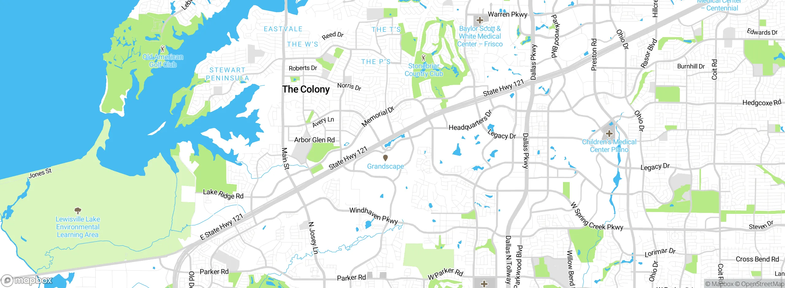 Map showing approximate location