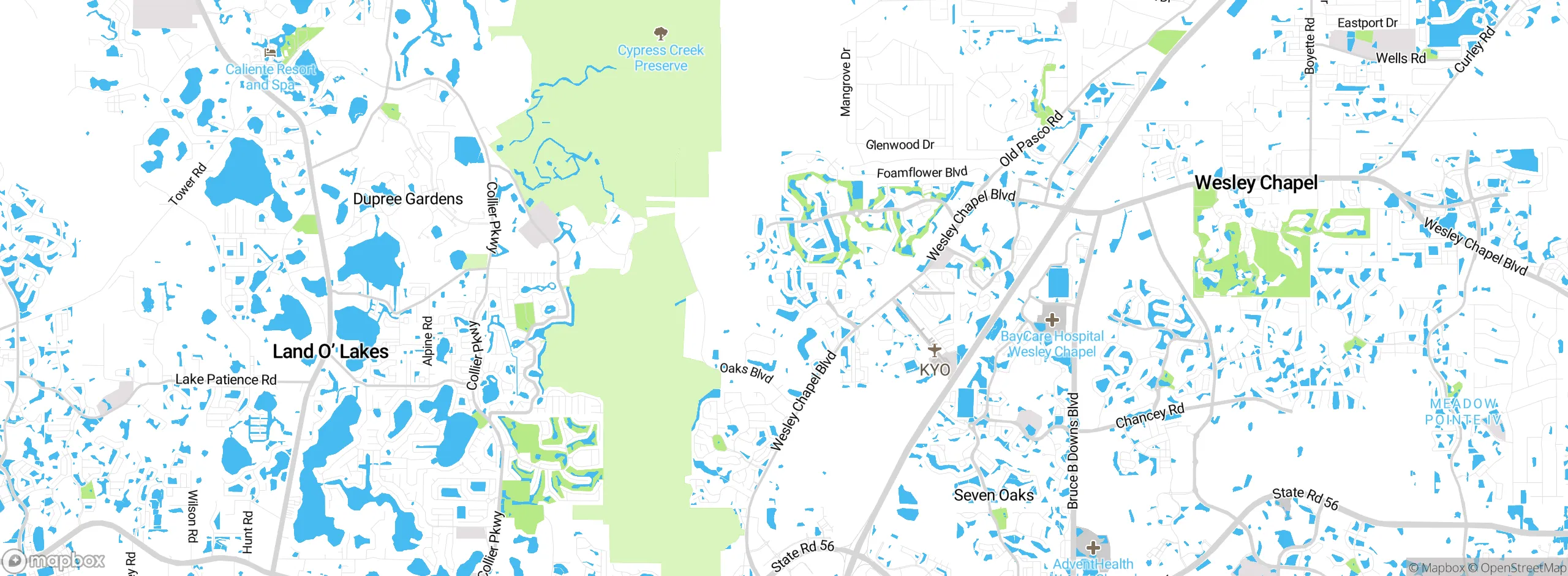 Map showing approximate location