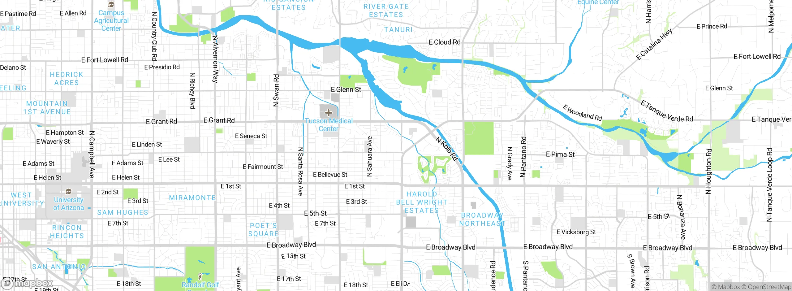 Map showing approximate location