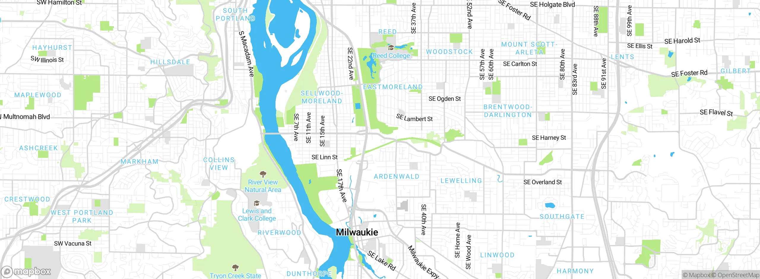 Map showing approximate location