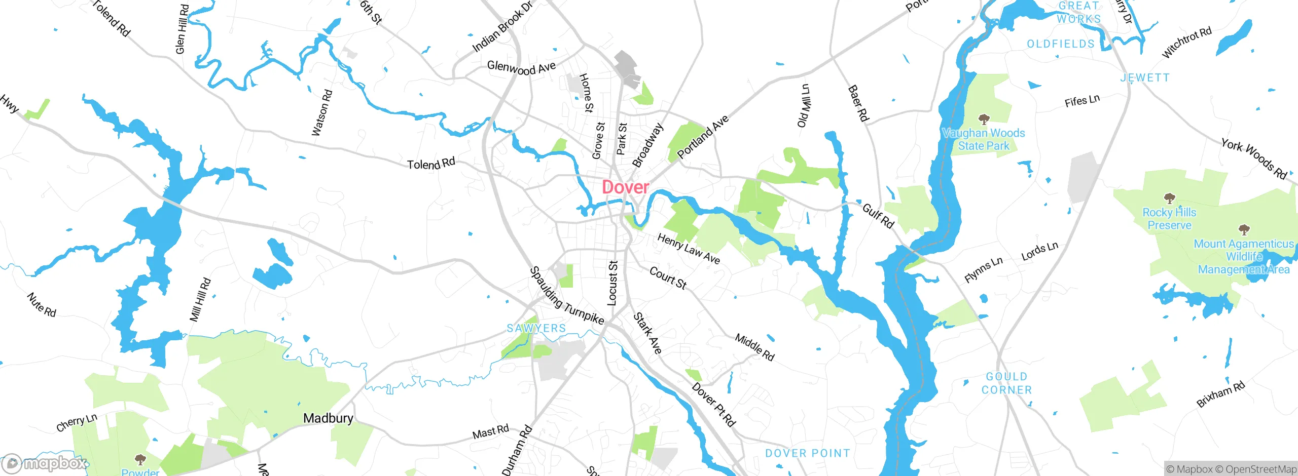 Map showing approximate location