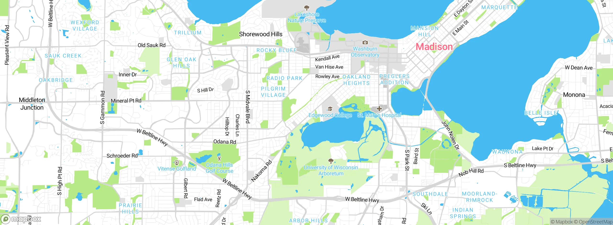 Map showing approximate location