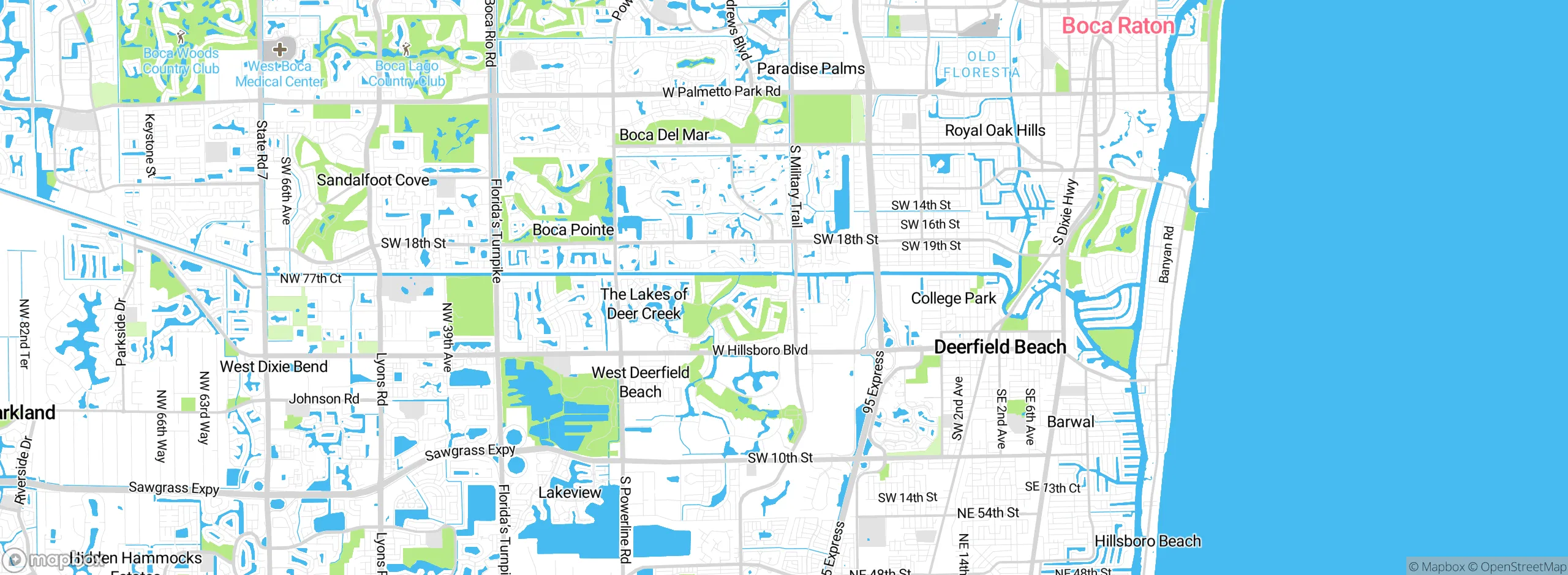 Map showing approximate location