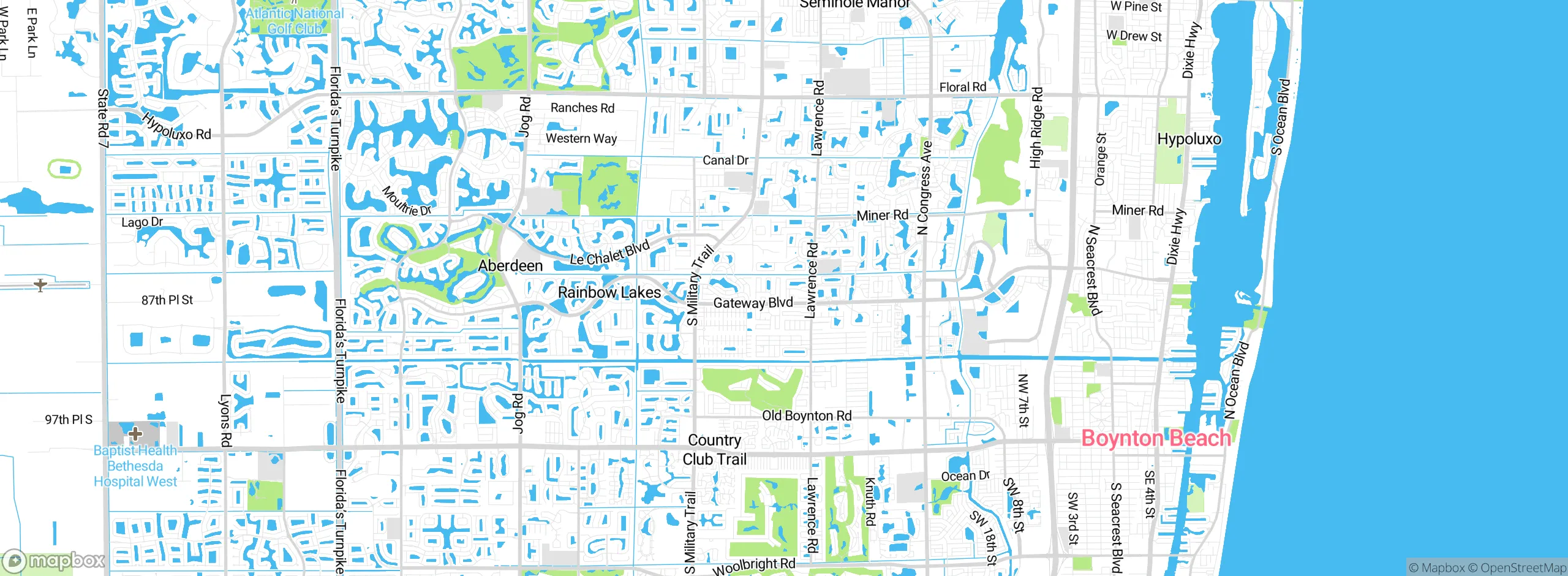 Map showing approximate location