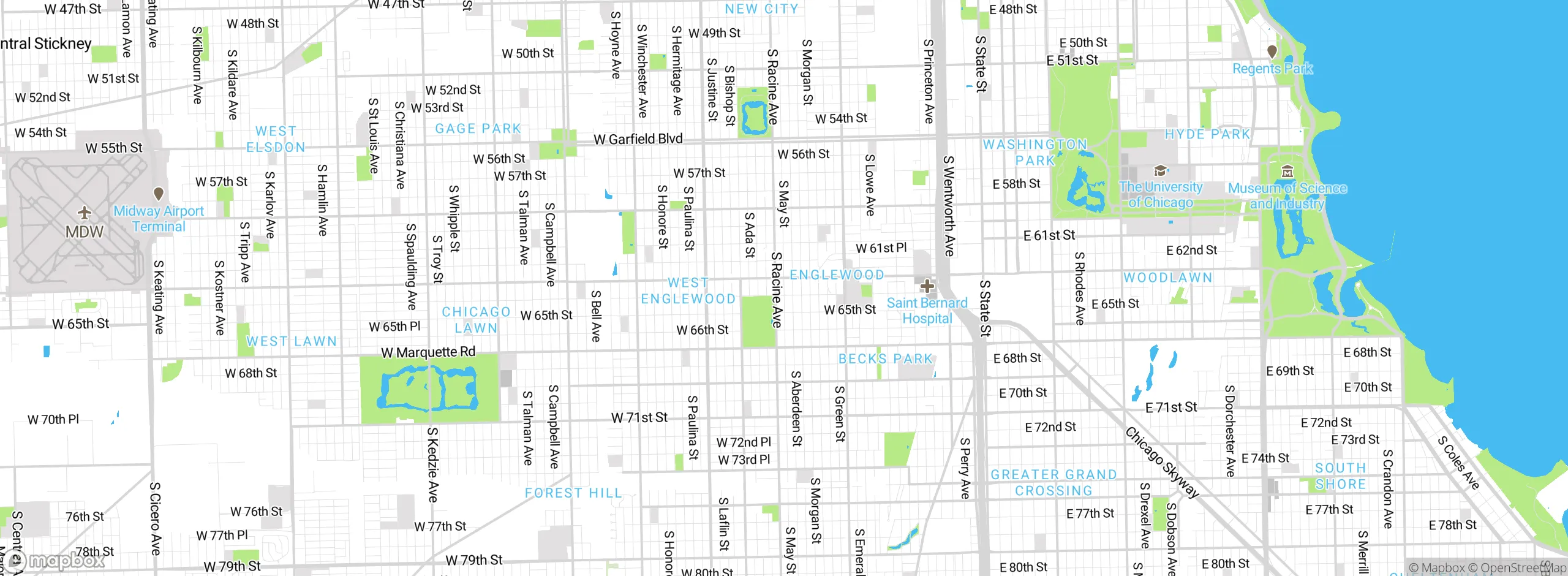 Map showing approximate location