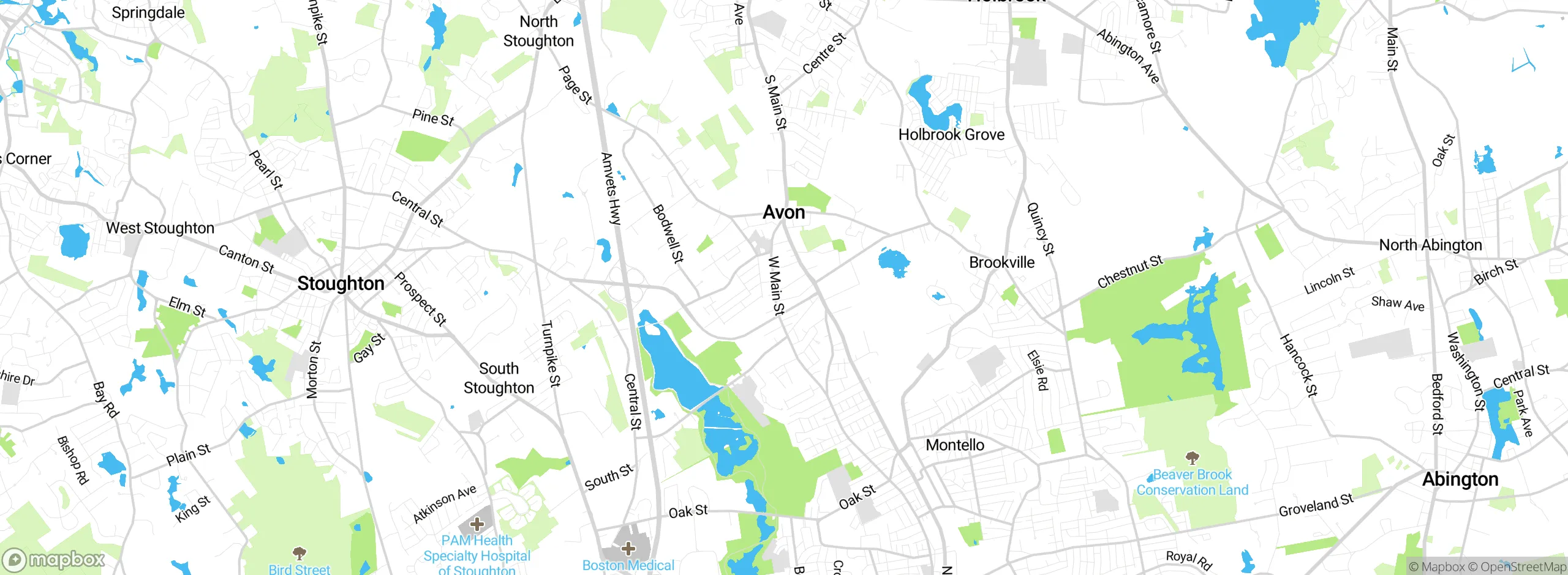 Map showing approximate location