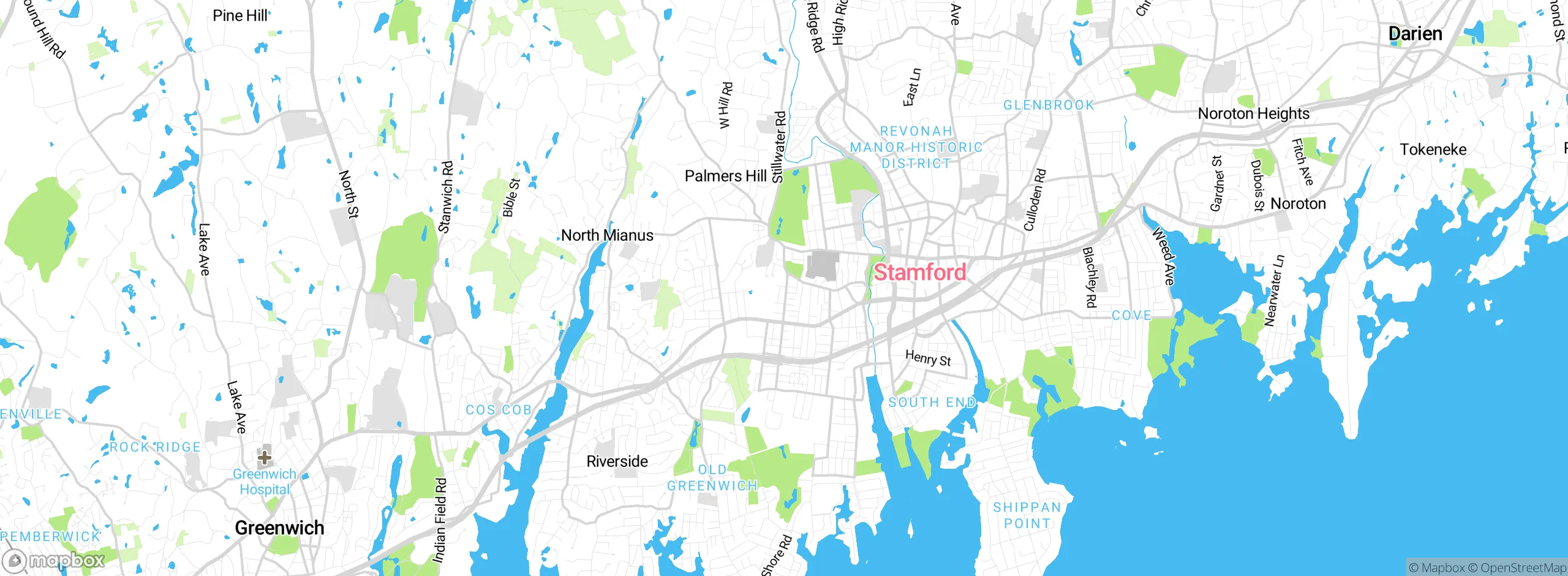 Map showing approximate location