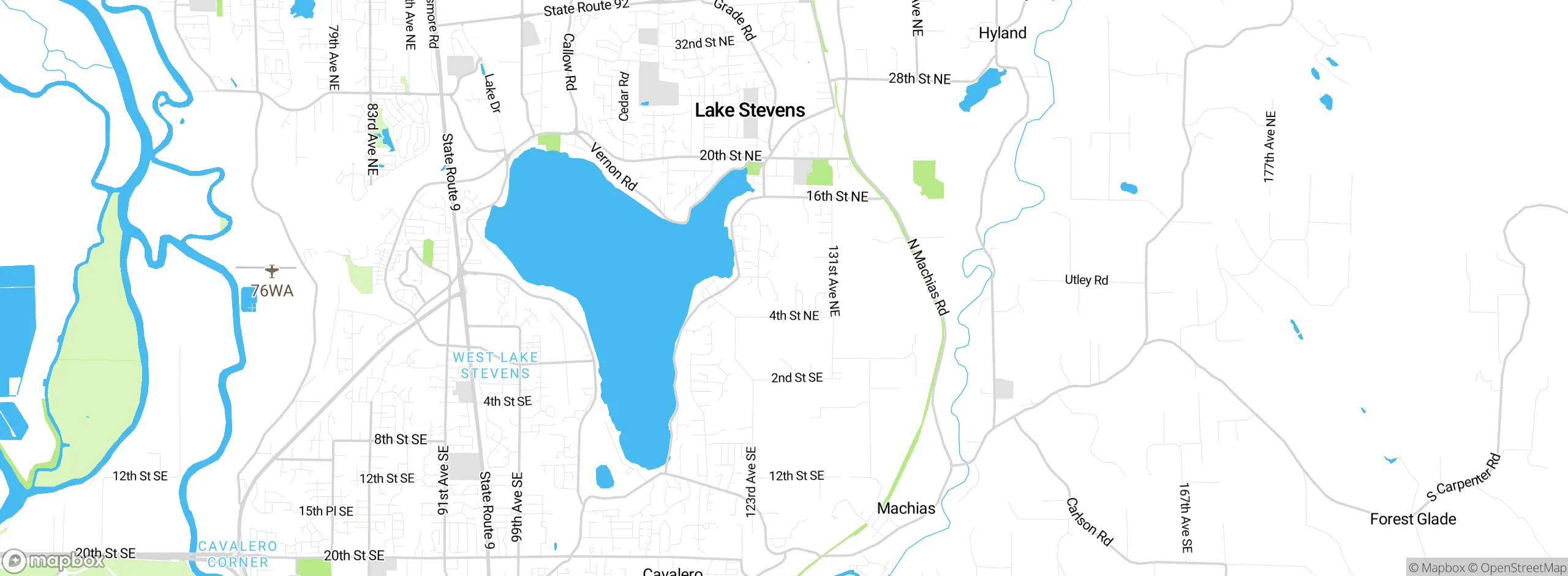 Map showing approximate location