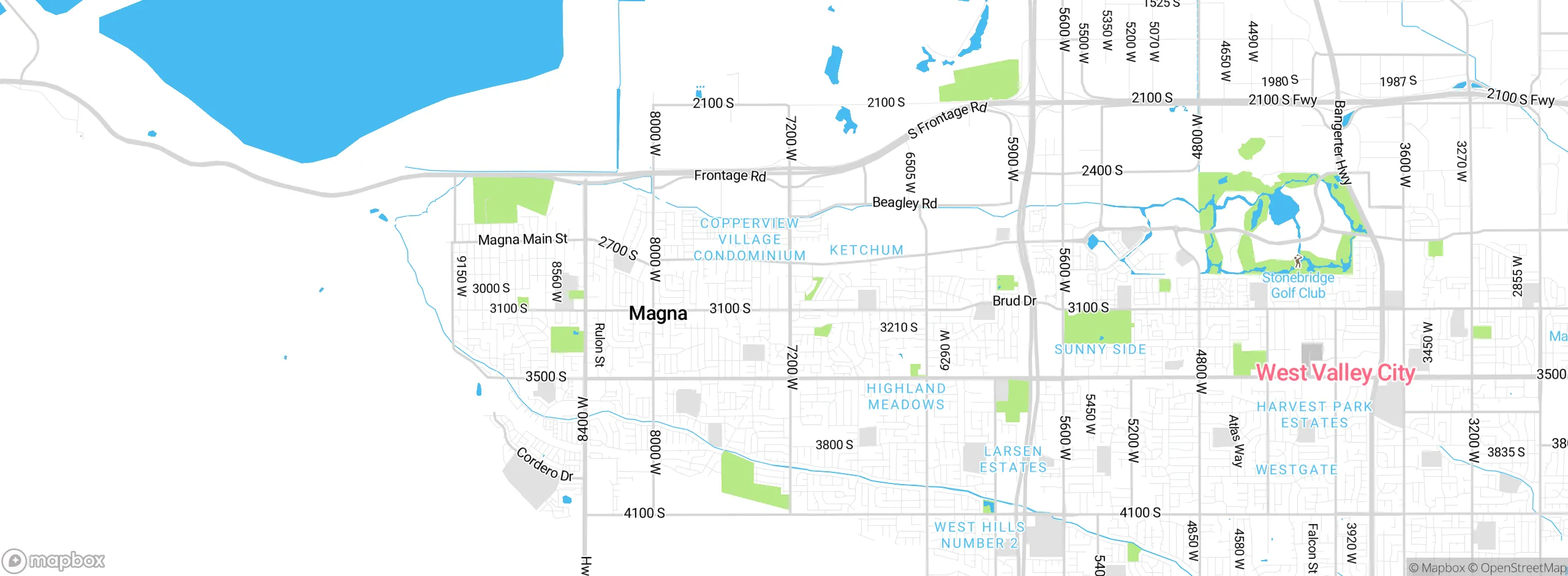 Map showing approximate location