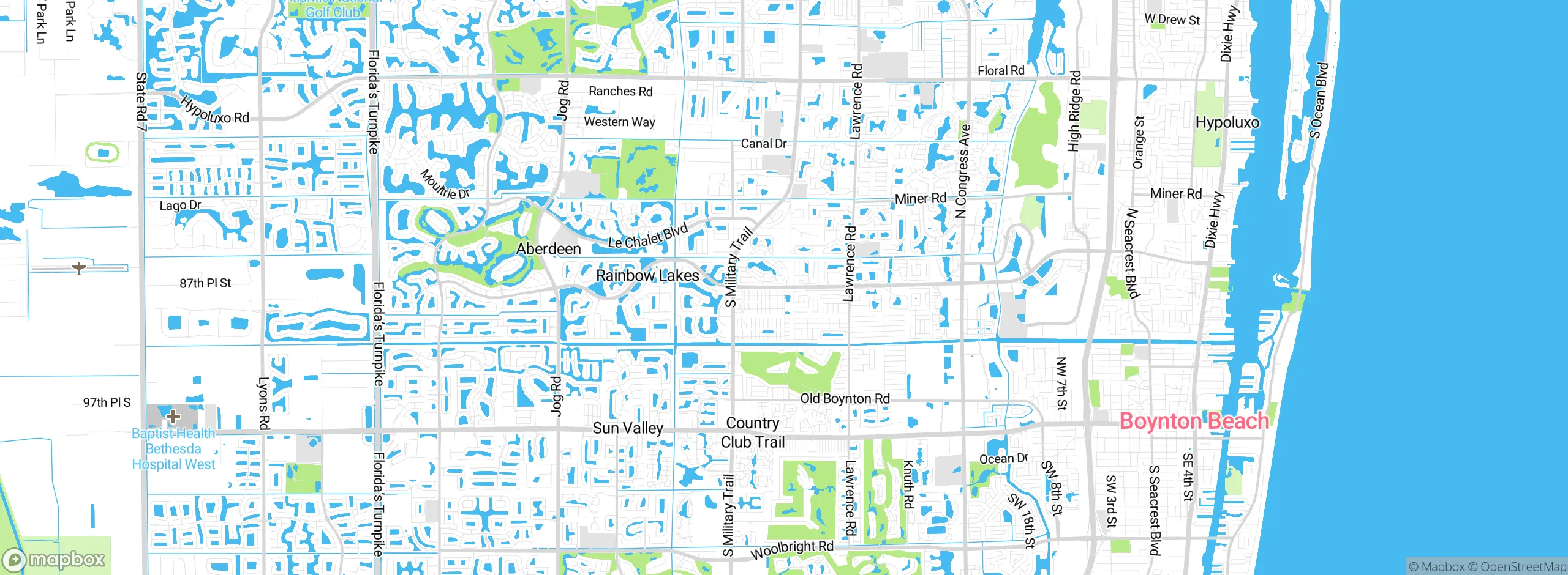 Map showing approximate location