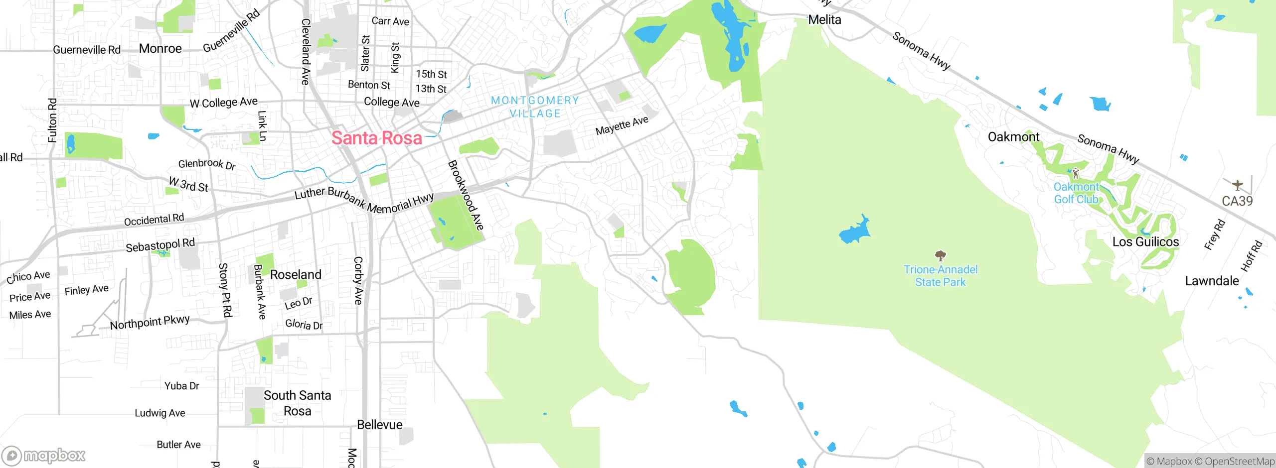Map showing approximate location