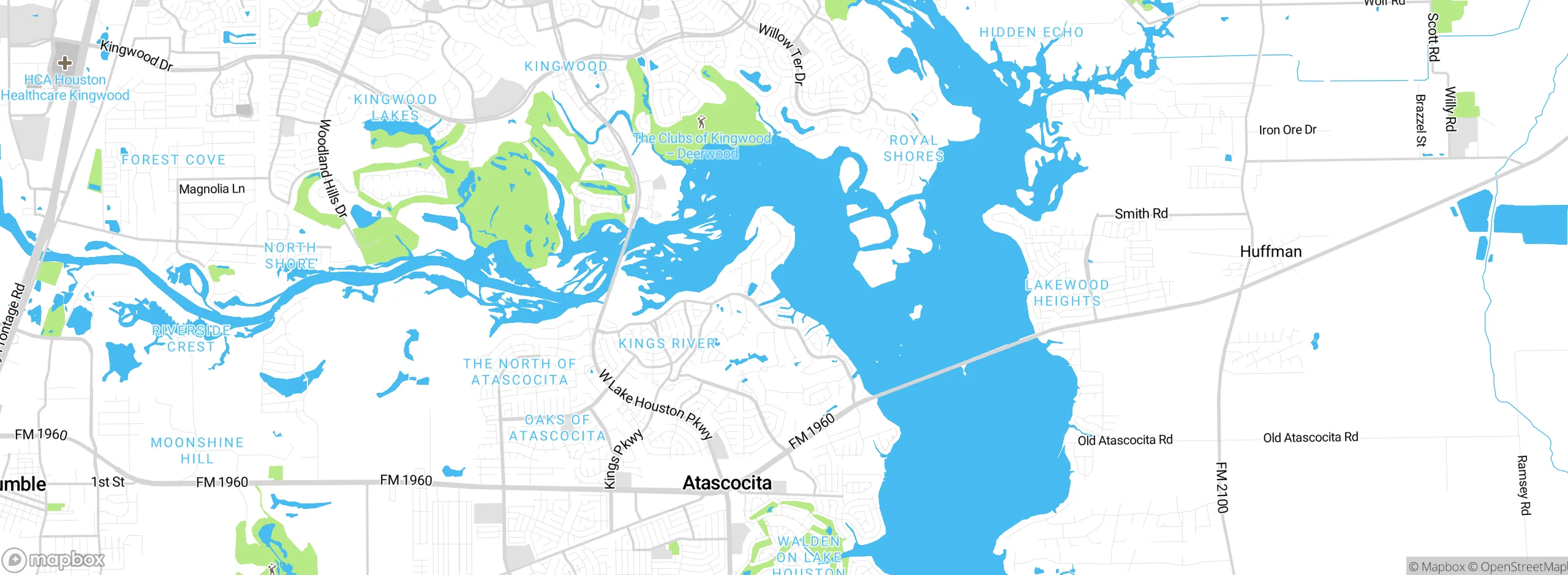 Map showing approximate location