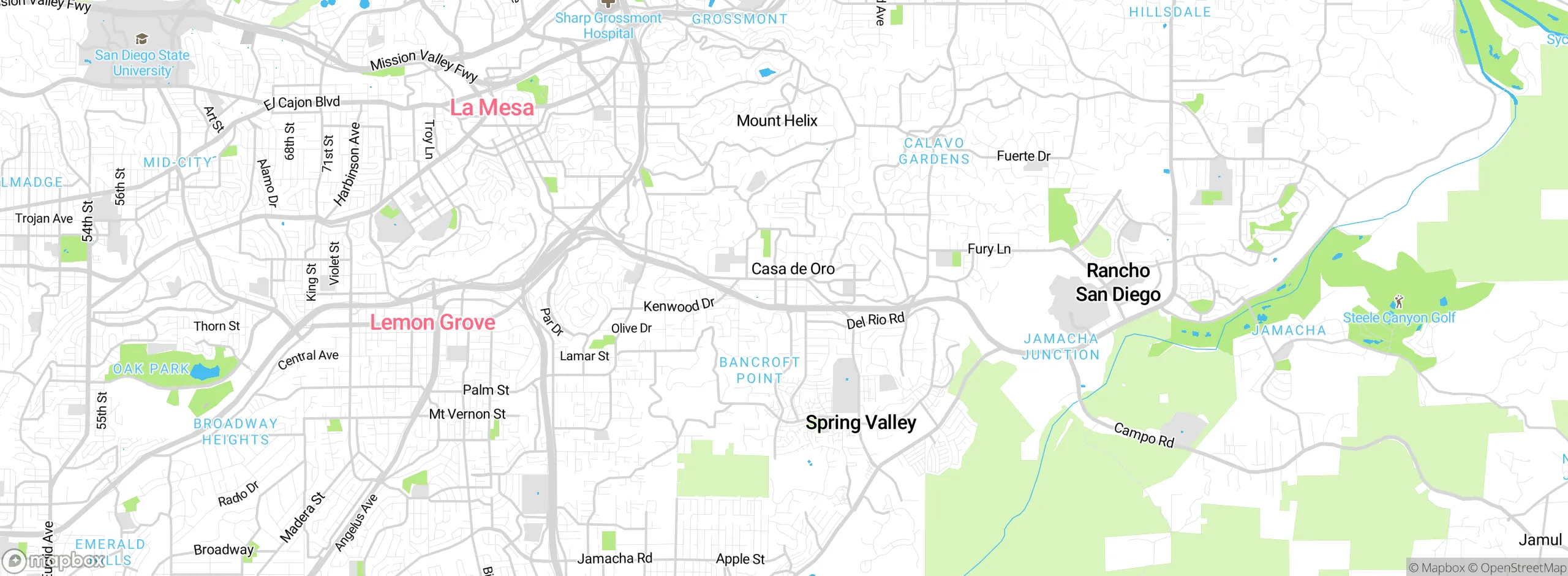 Map showing approximate location
