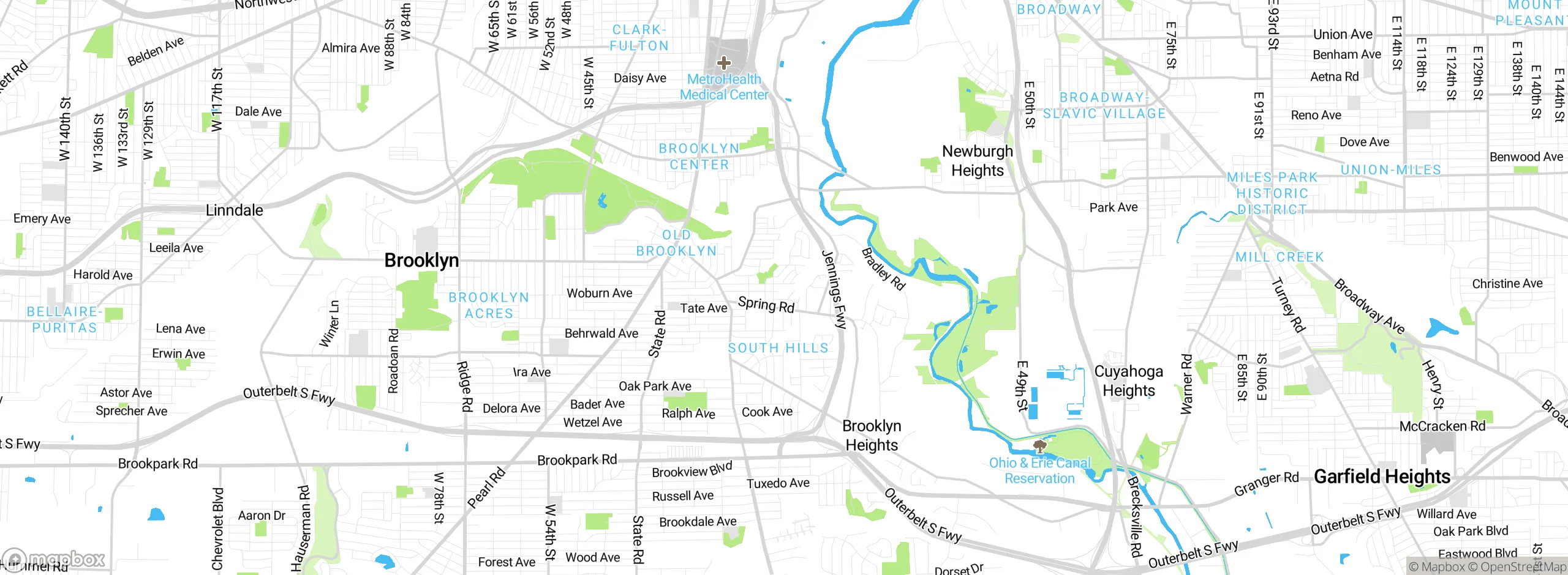 Map showing approximate location