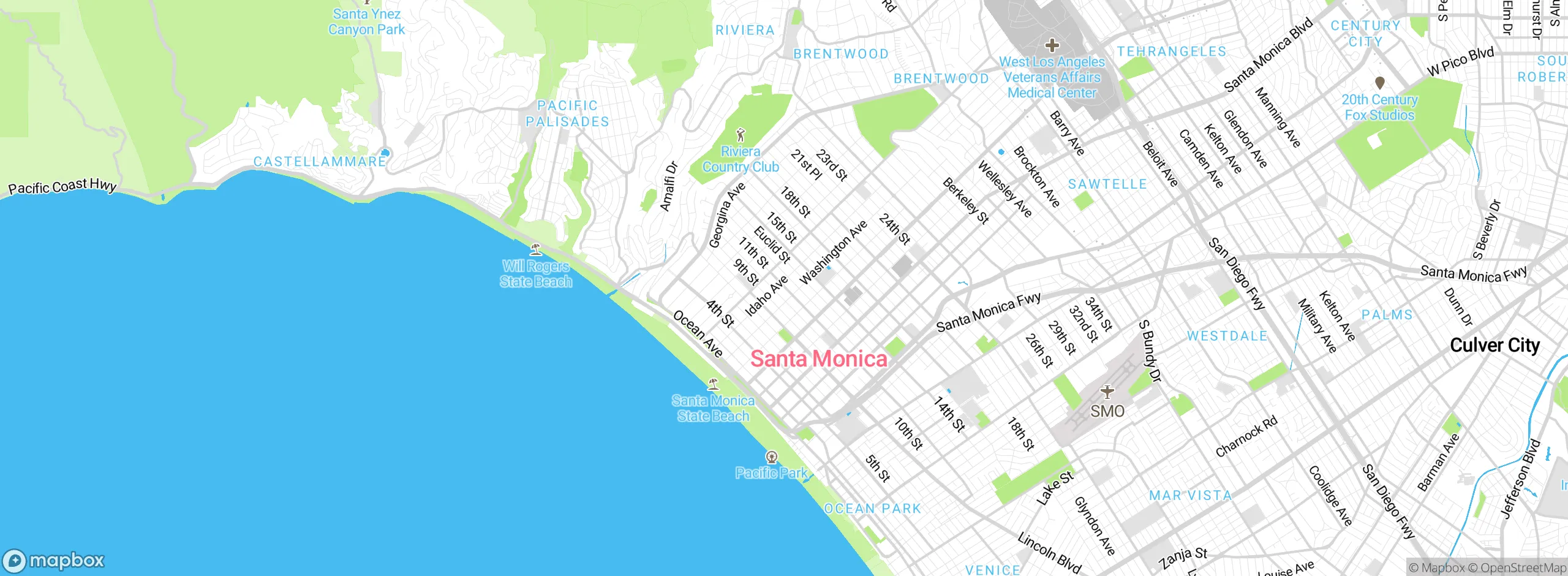 Map showing approximate location