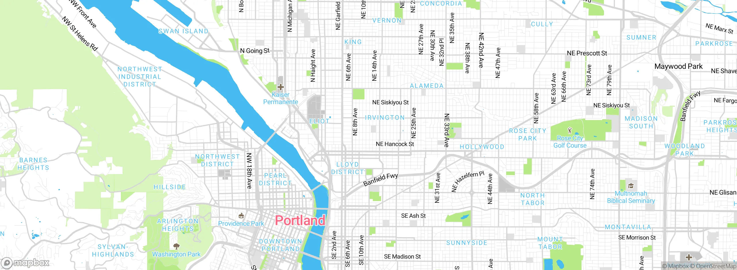 Map showing approximate location