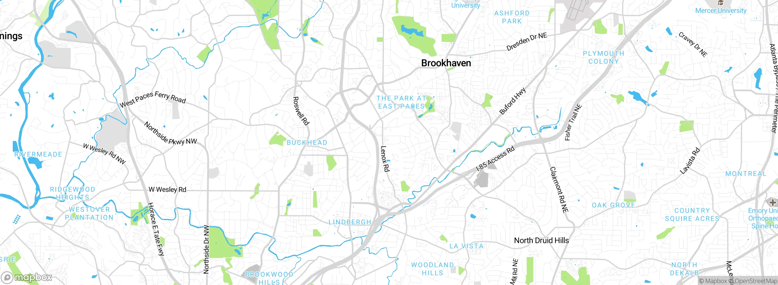 Map showing approximate location