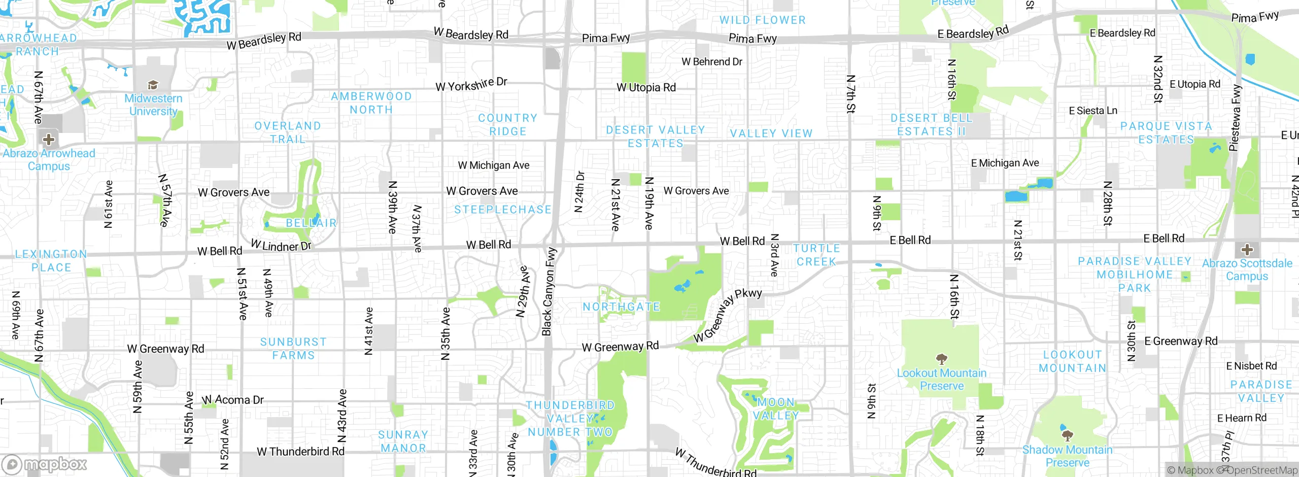 Map showing approximate location