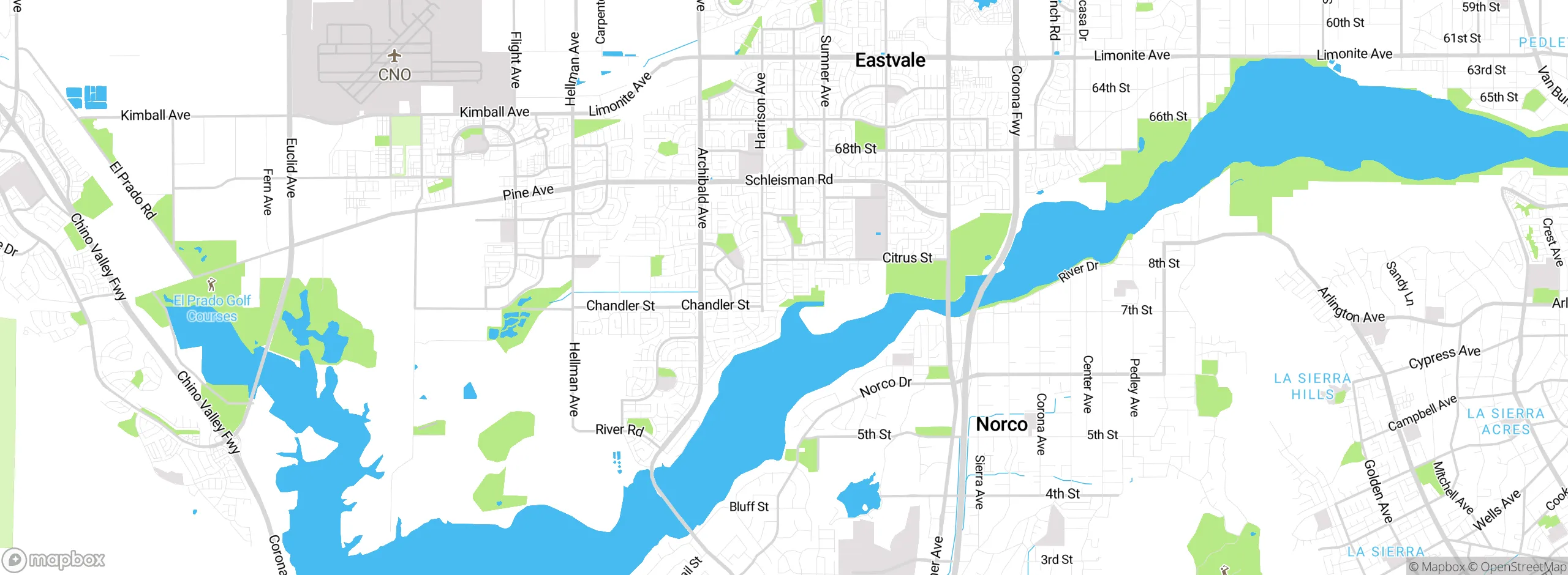 Map showing approximate location