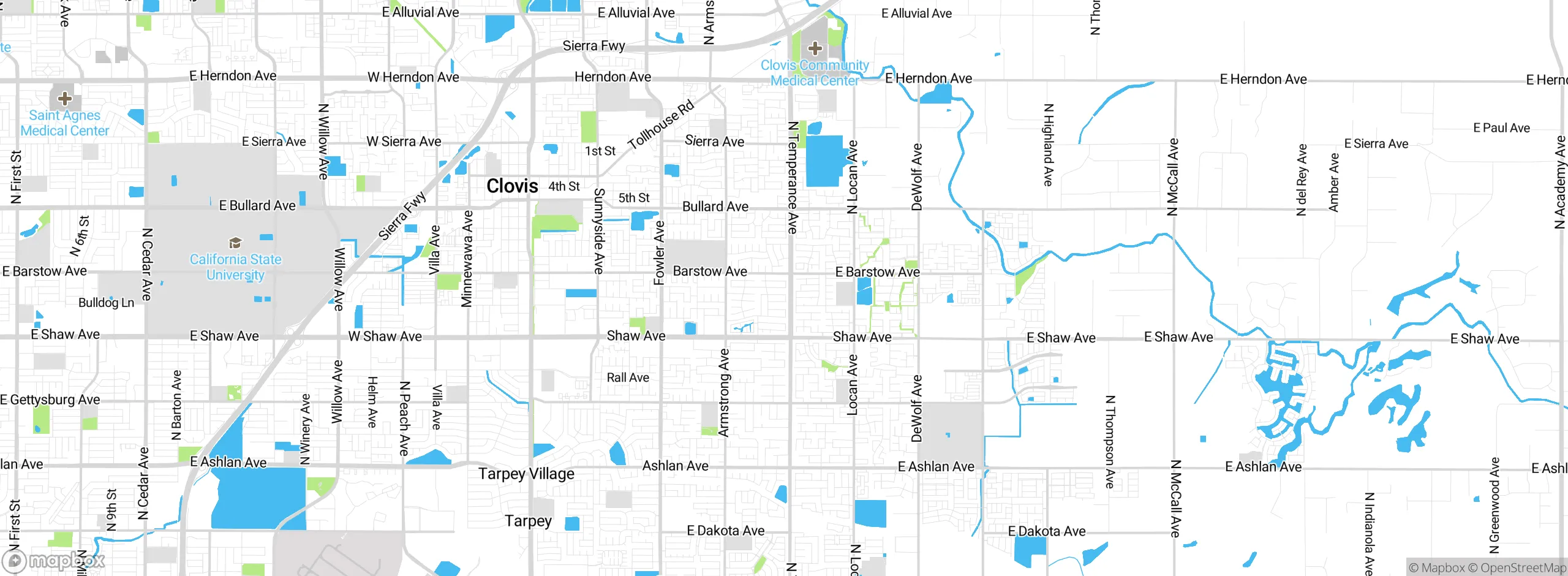 Map showing approximate location