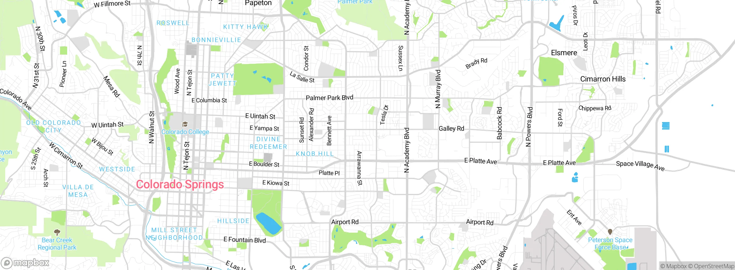 Map showing approximate location
