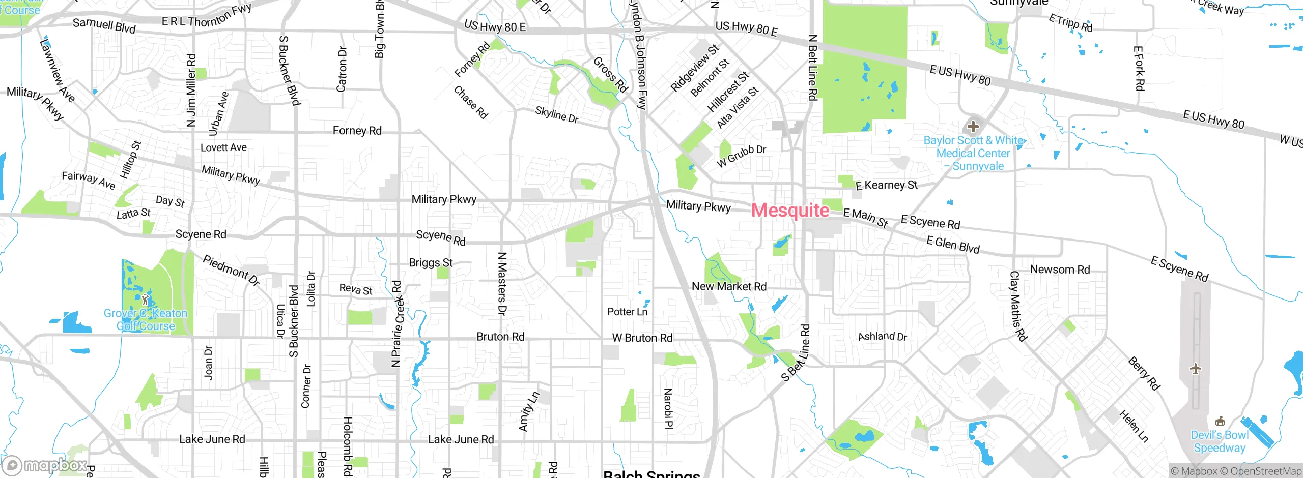 Map showing approximate location