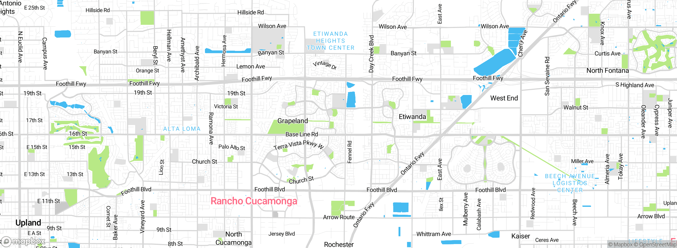 Map showing approximate location