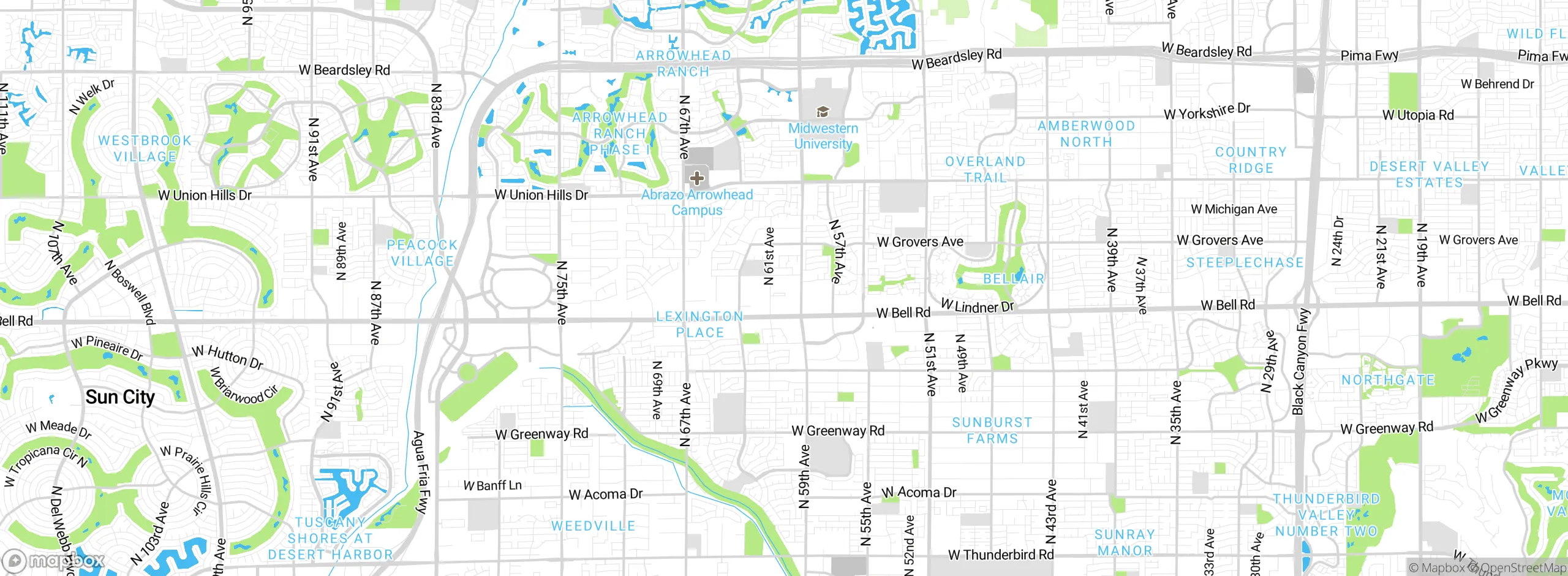 Map showing approximate location