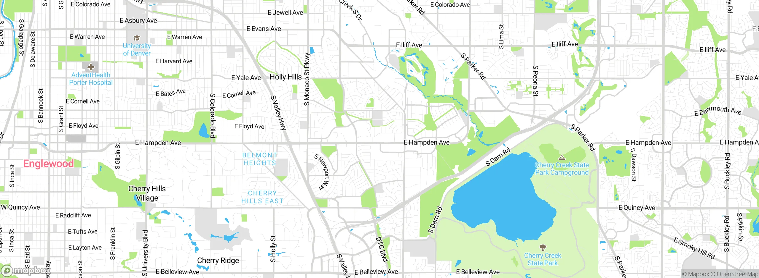 Map showing approximate location