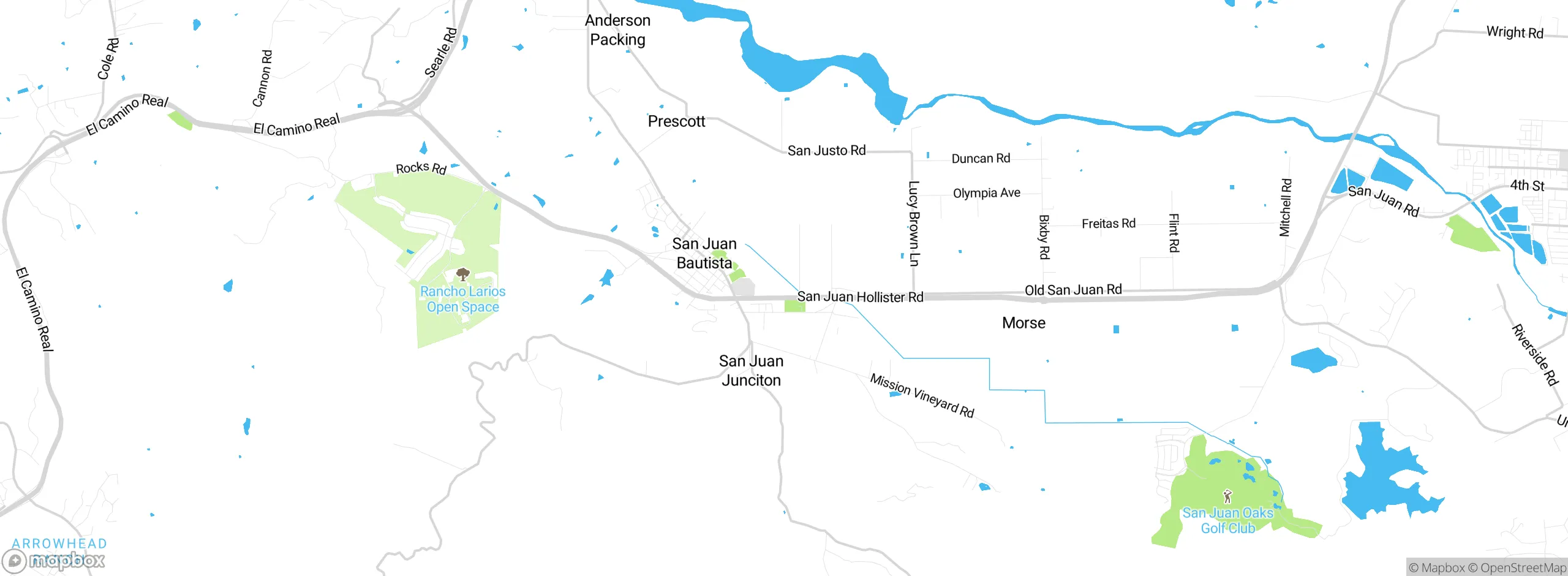 Map showing approximate location