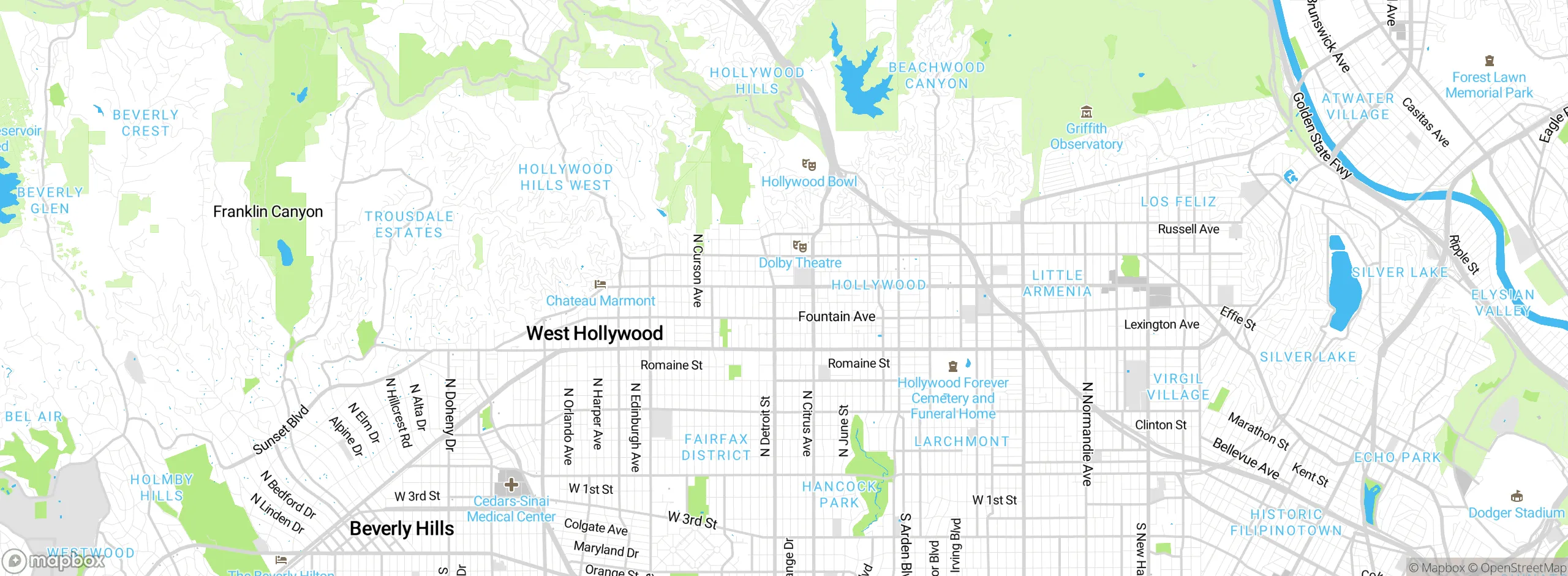 Map showing approximate location