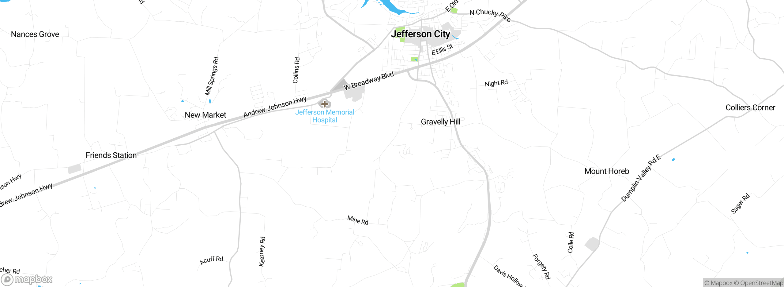 Map showing approximate location