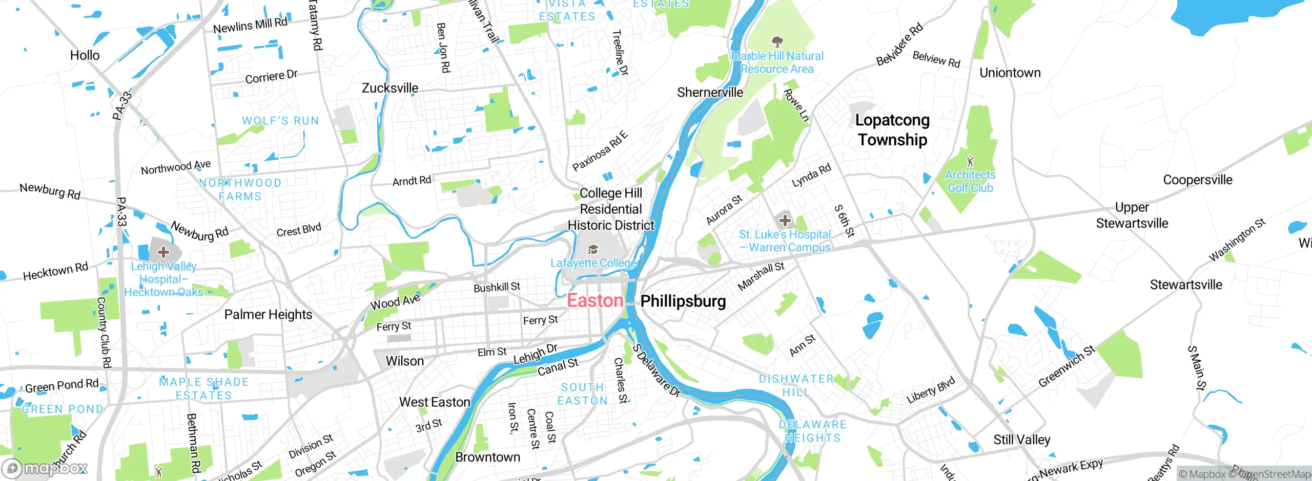 Map showing approximate location
