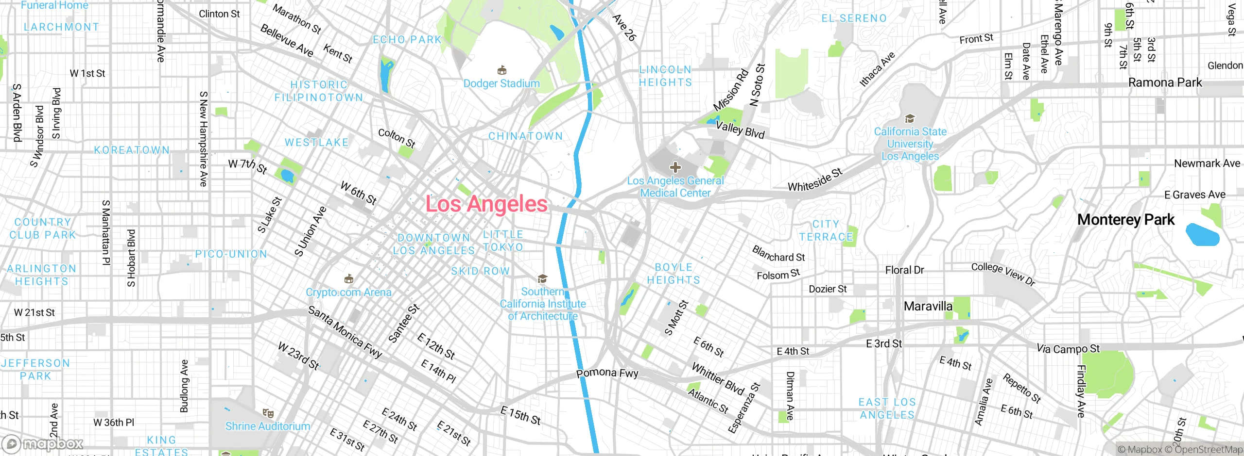 Map showing approximate location