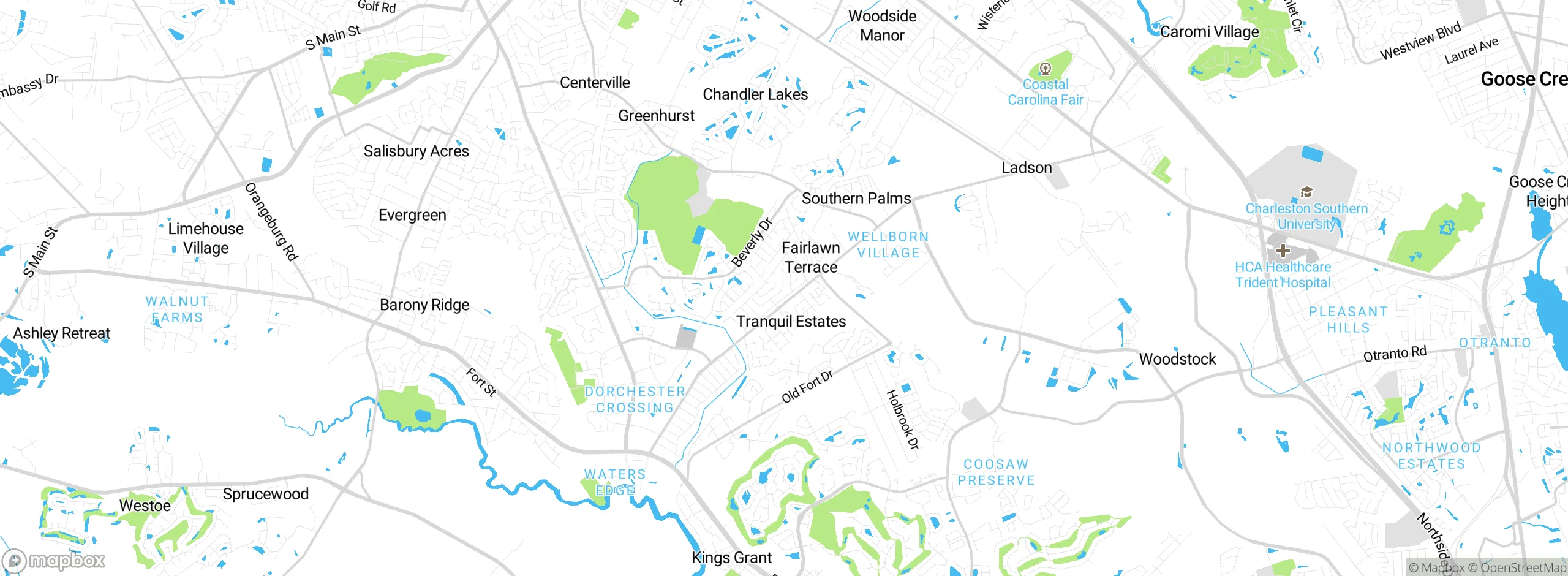 Map showing approximate location
