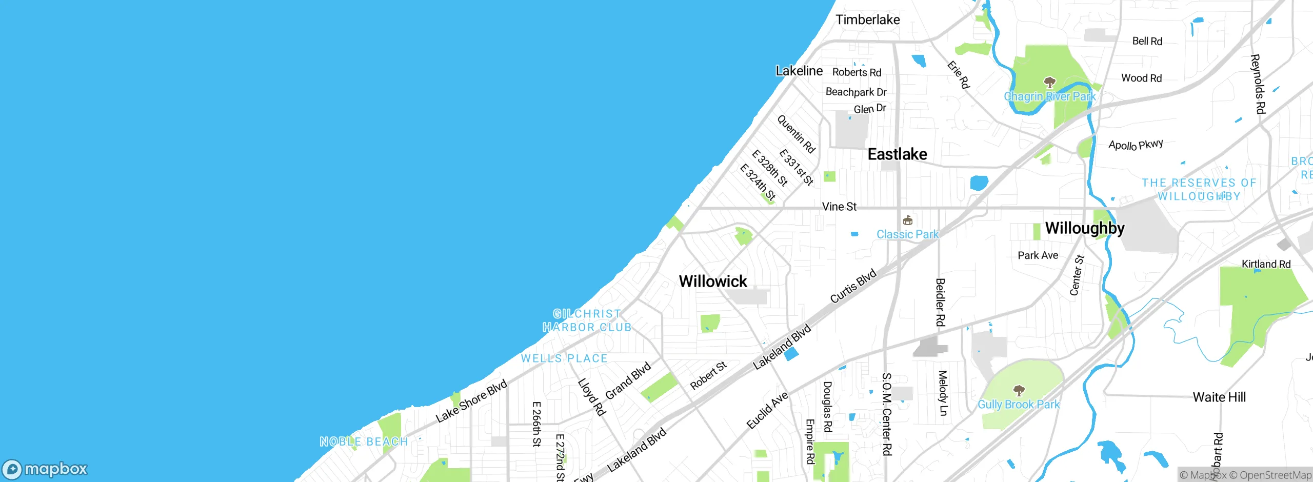 Map showing approximate location