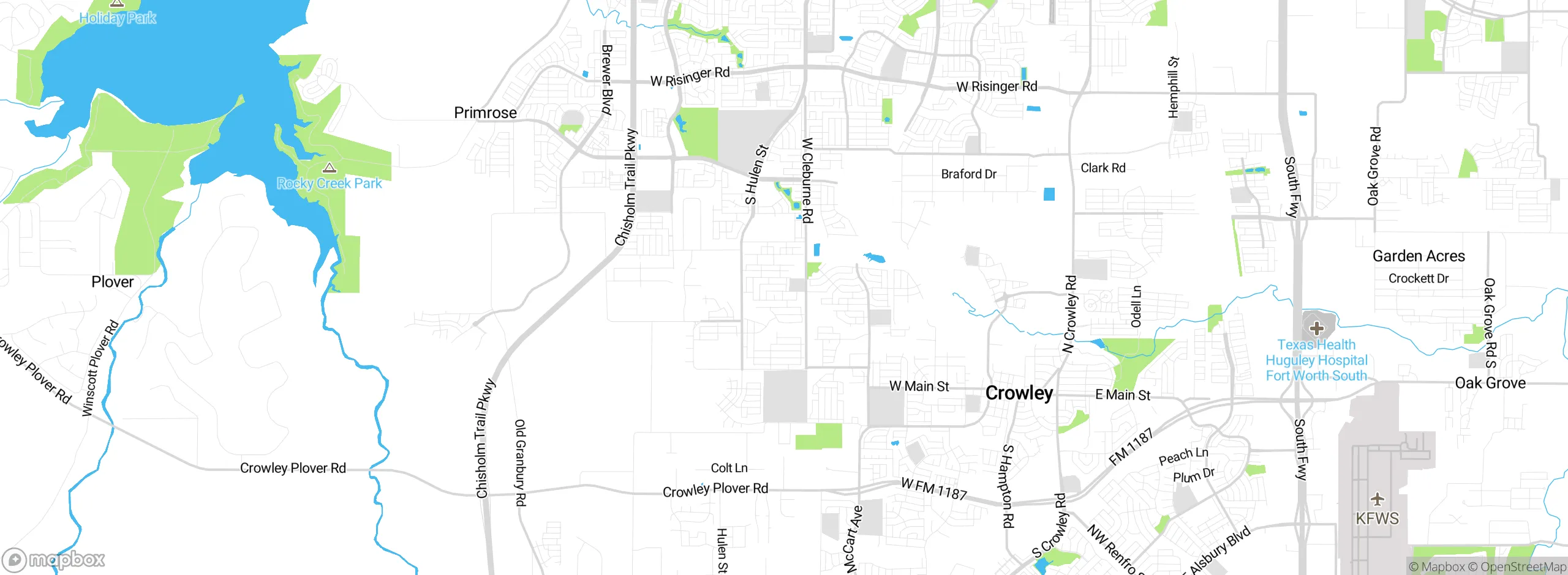 Map showing approximate location