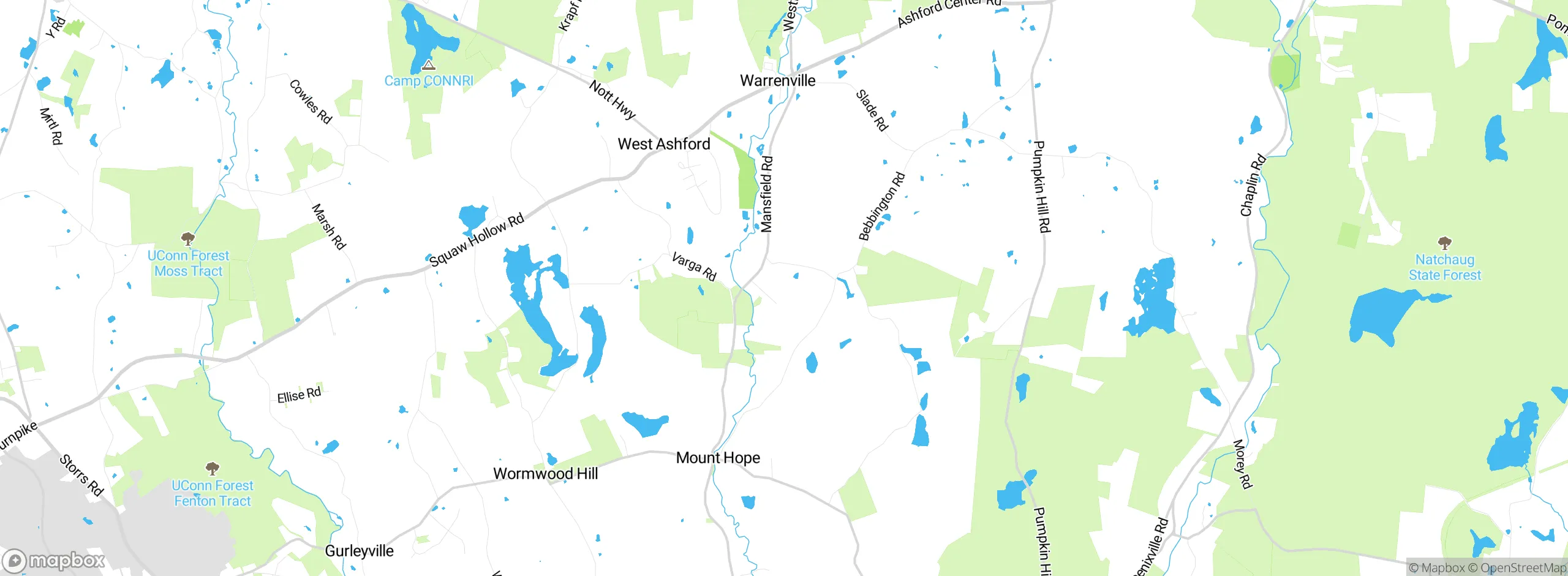 Map showing approximate location