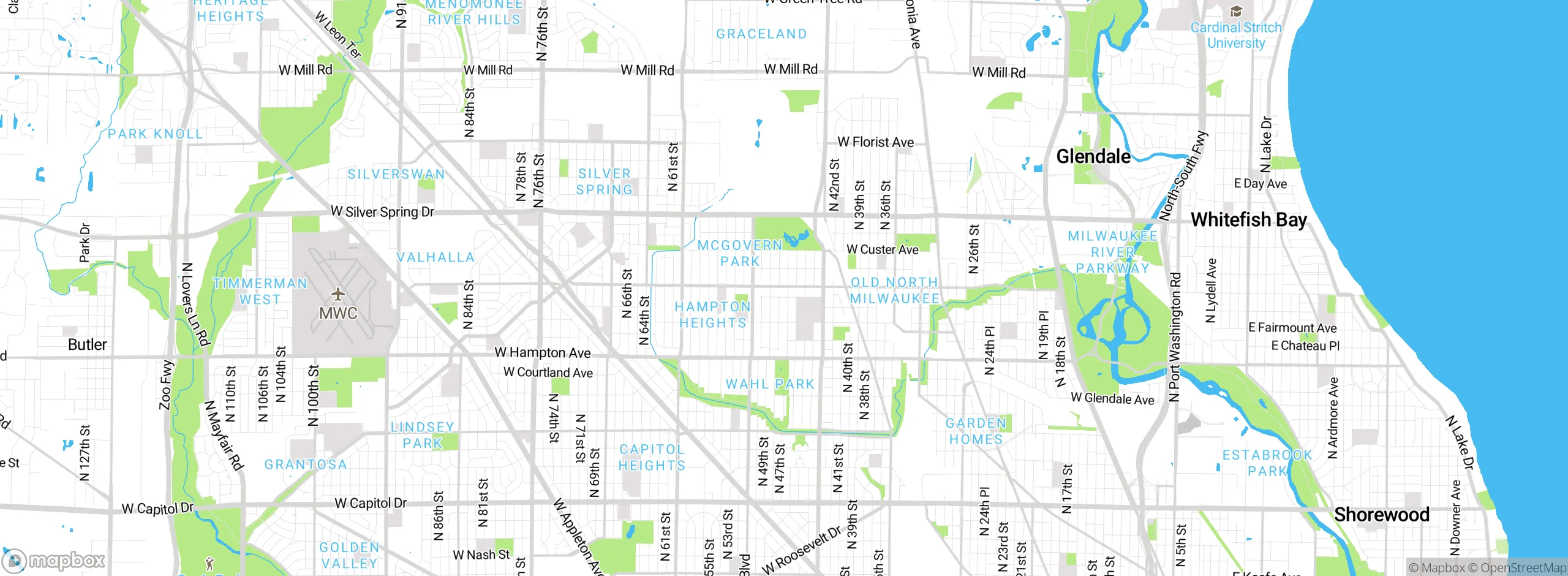 Map showing approximate location