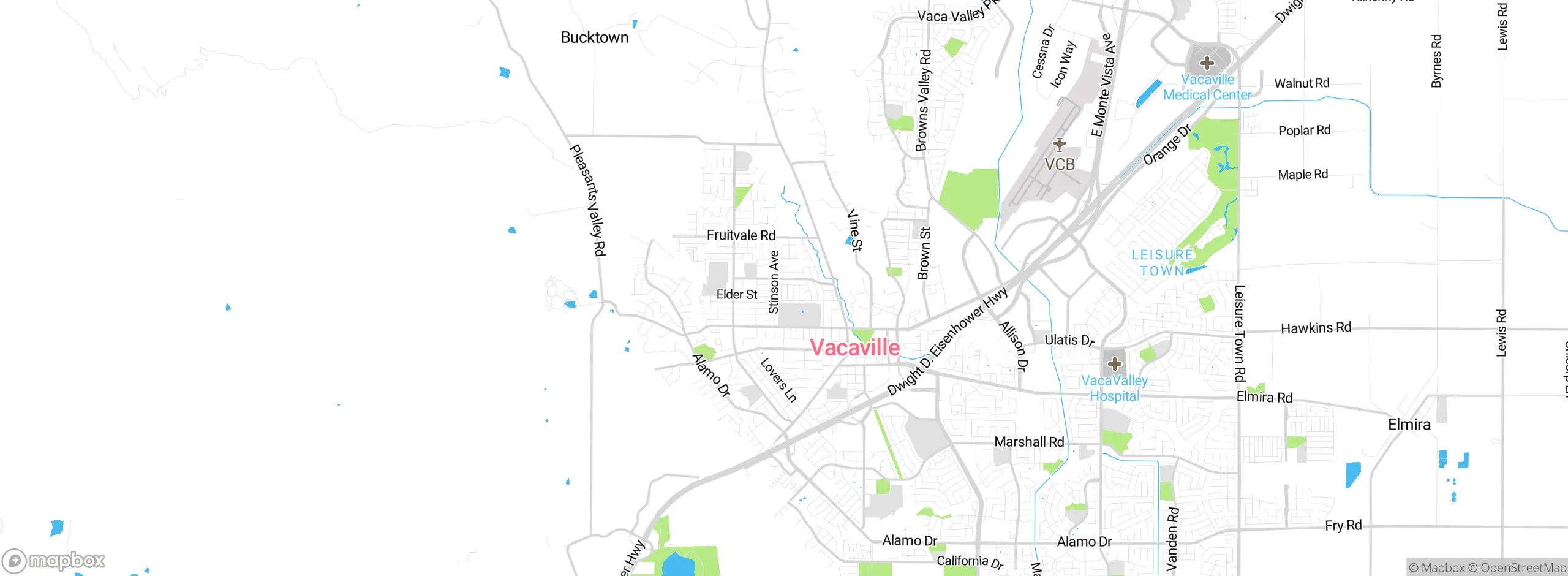 Map showing approximate location